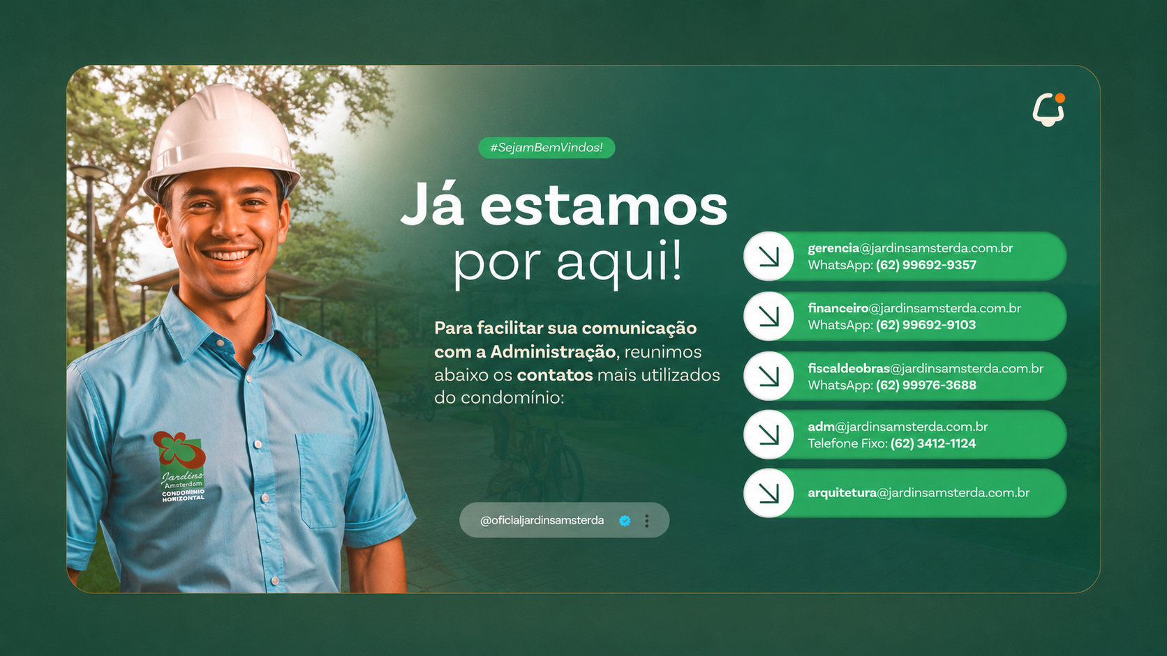Já estamos aqui!